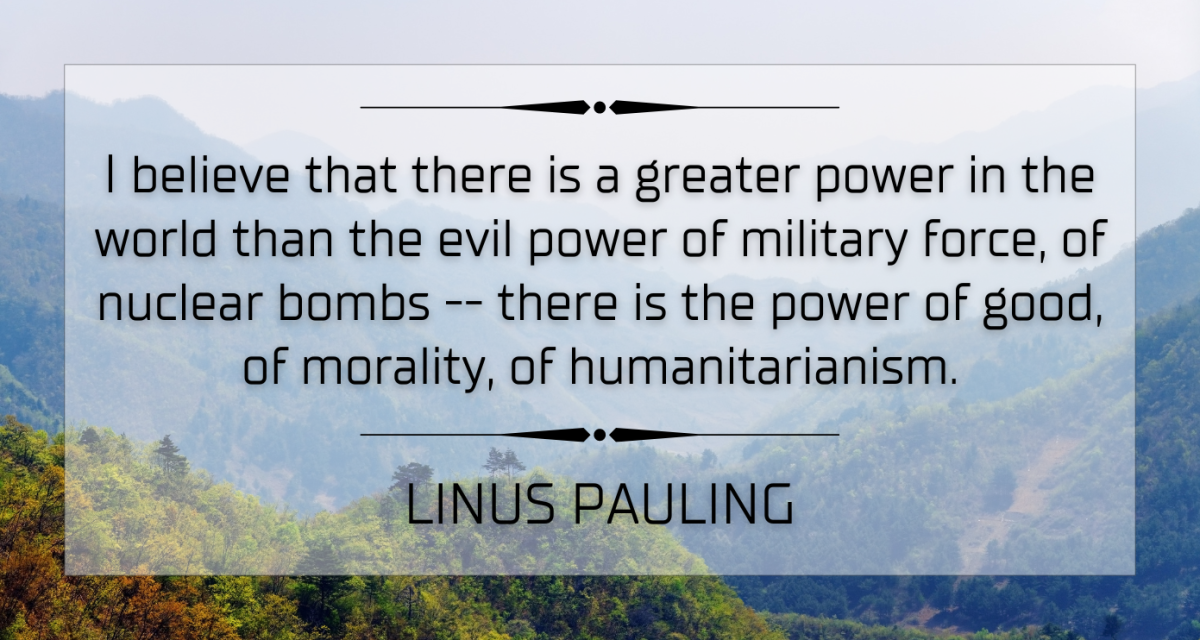 Pauling Quote